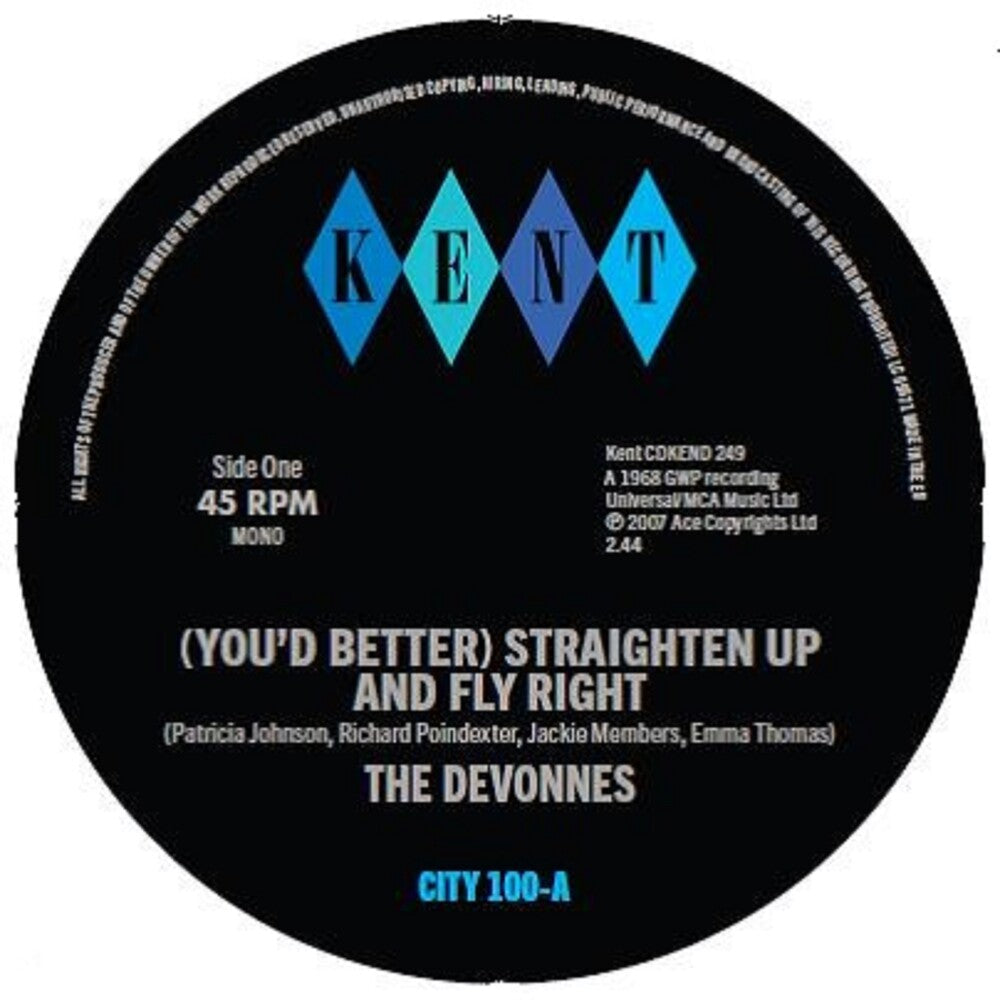Devonnes - You'd Better / Straighten Up & Fly Right / Doin [7" Vinyl]