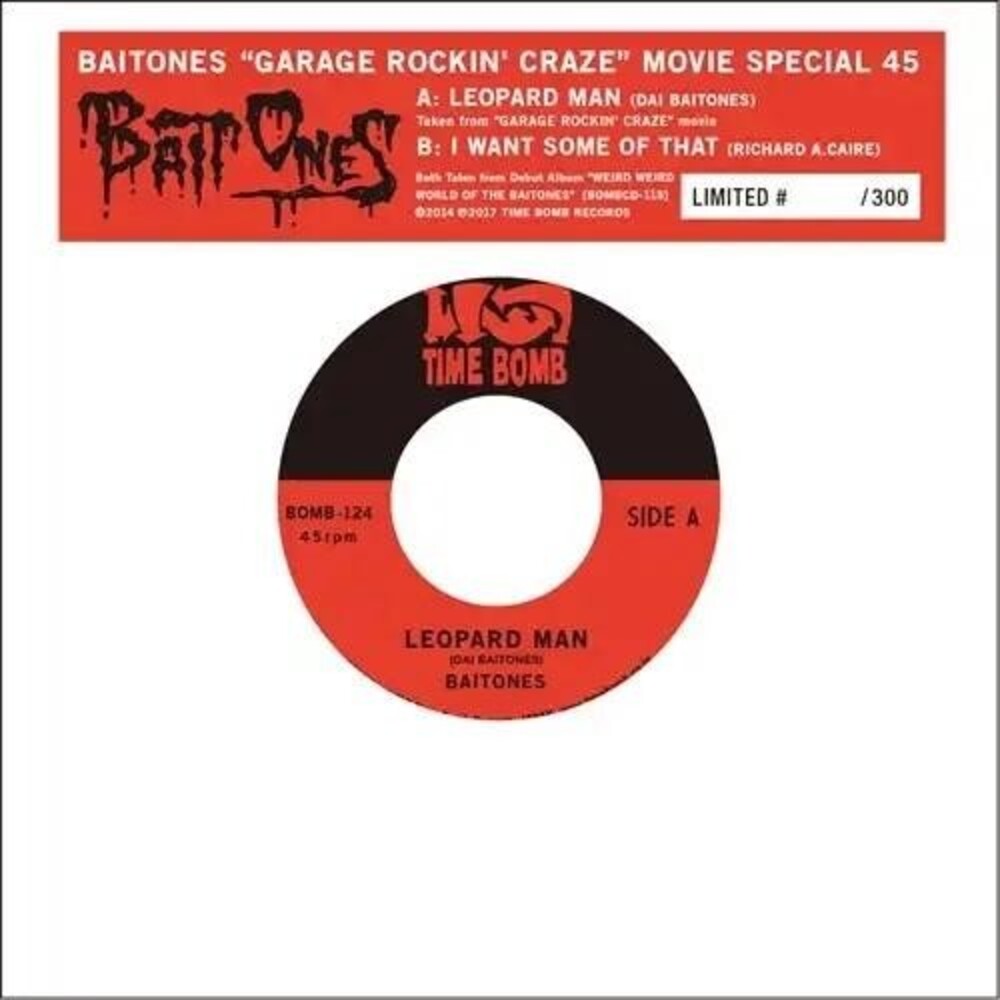 Baitones - Leopard Man / I Want Some Of That [7" Vinyl]