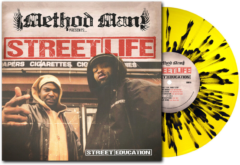 Method Man Presents Streetlife - Street Education 20th Anniversary - Yellow & Black [LP] Vinyl Record