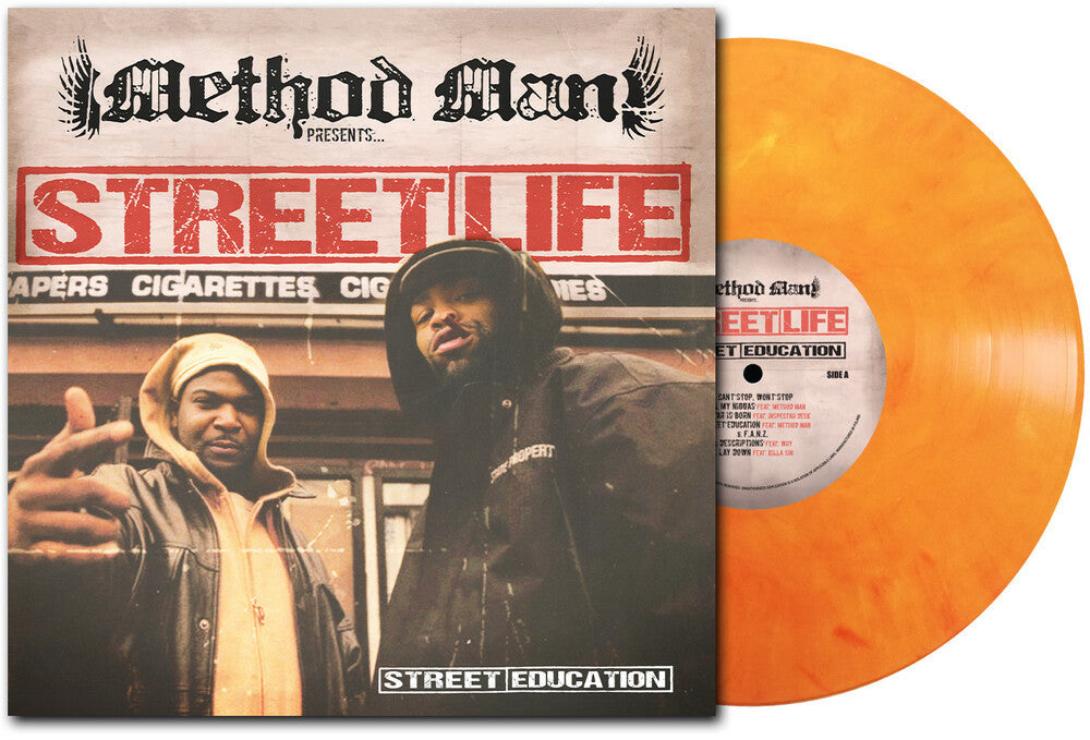 Method Man Presents Streetlife - Street Education 20th Anniversary - Orange Marble [LP] Vinyl Record