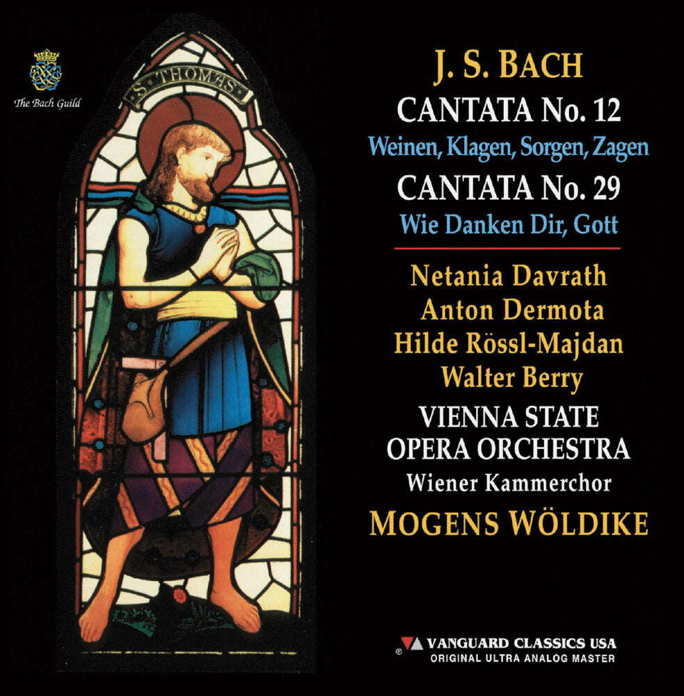 Vienna State Opera Orchestra - Bach: Cantatas Nos. 12 & 29 [CD]