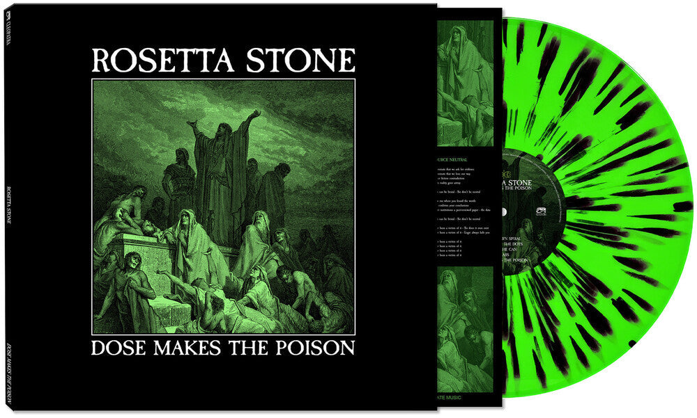 Rosetta Stone - Dose Makes The Poison [Green/Black Splatter LP] Vinyl Record
