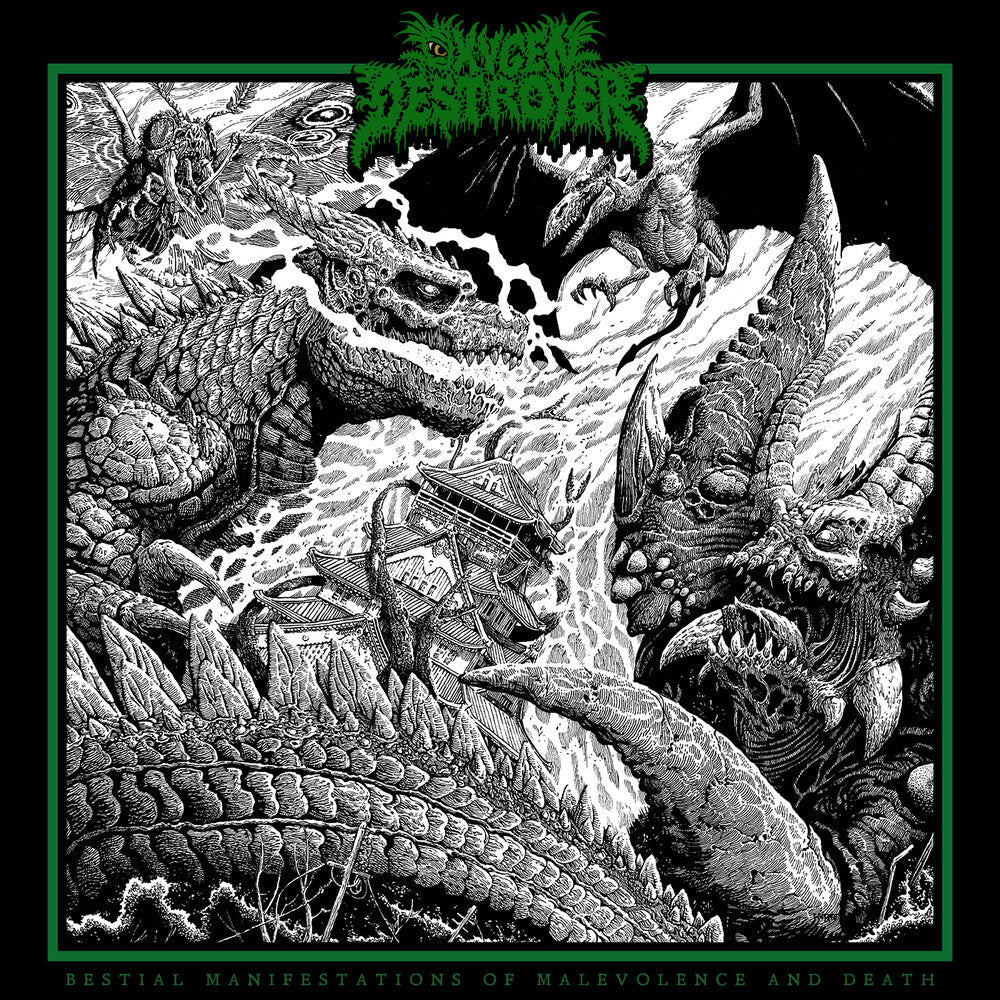 Oxygen Destroyer - Bestial Manifestations Of Malevolence And Death [LP] Vinyl Record