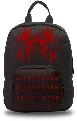 Rocksax Sleep Token Grunge Mini Backpack Black/red - Rocksax Sleep Token Grunge Mini Backpack Black/red - Special Products