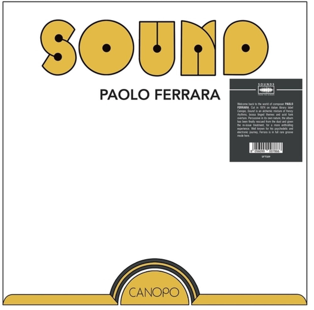 Paolo Ferrara - Sound [LP] Vinyl Record