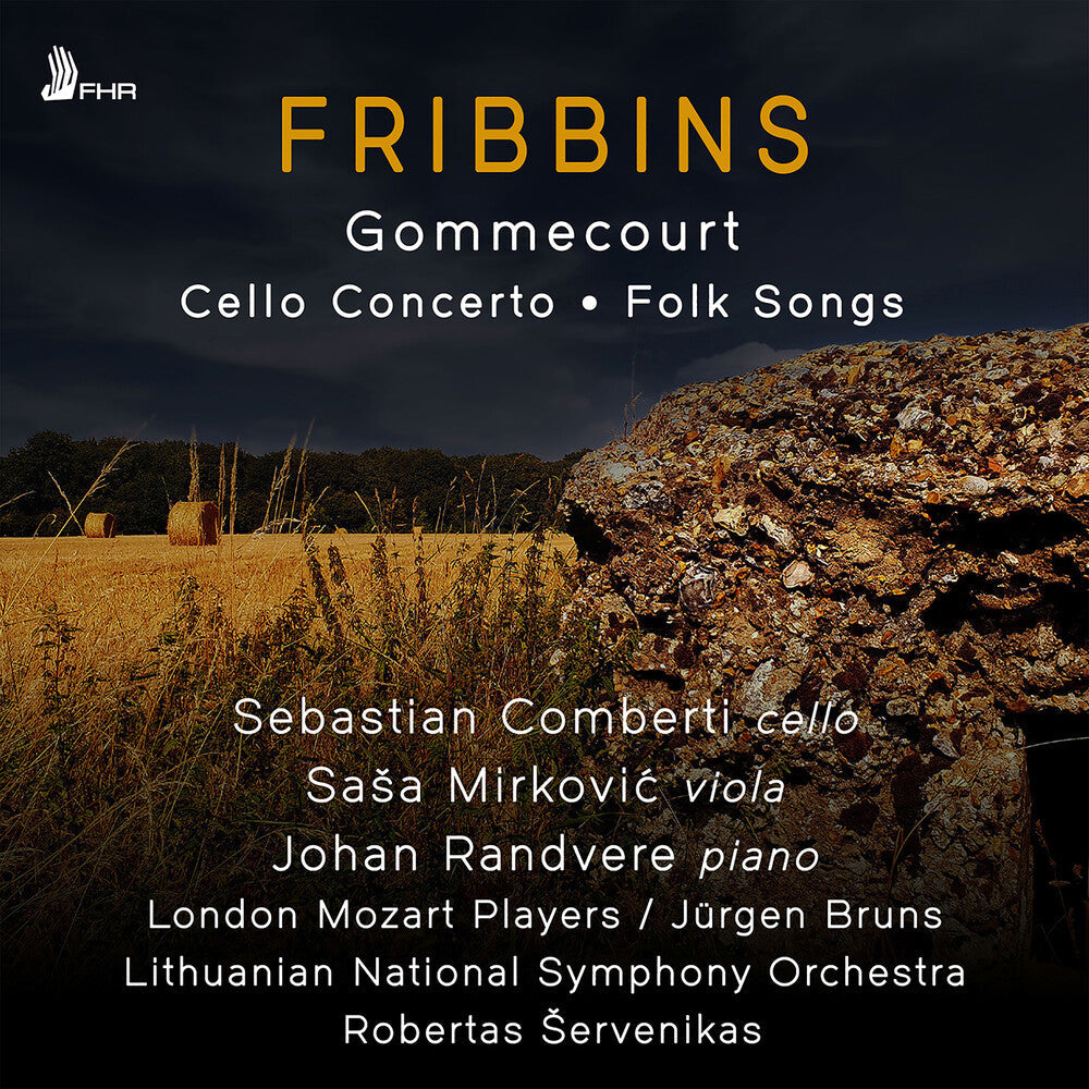 Sebastian Comberti - Fribbins: Vc Con: Gommecourt: Folk Songs [CD]
