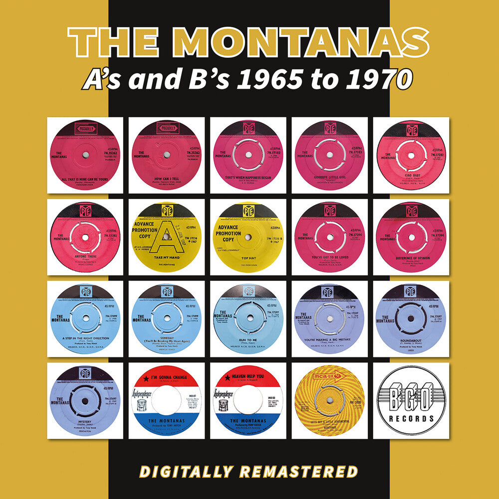 Montanas - A's & B's 1965 To 1970 (Uk) [LP] Vinyl Record
