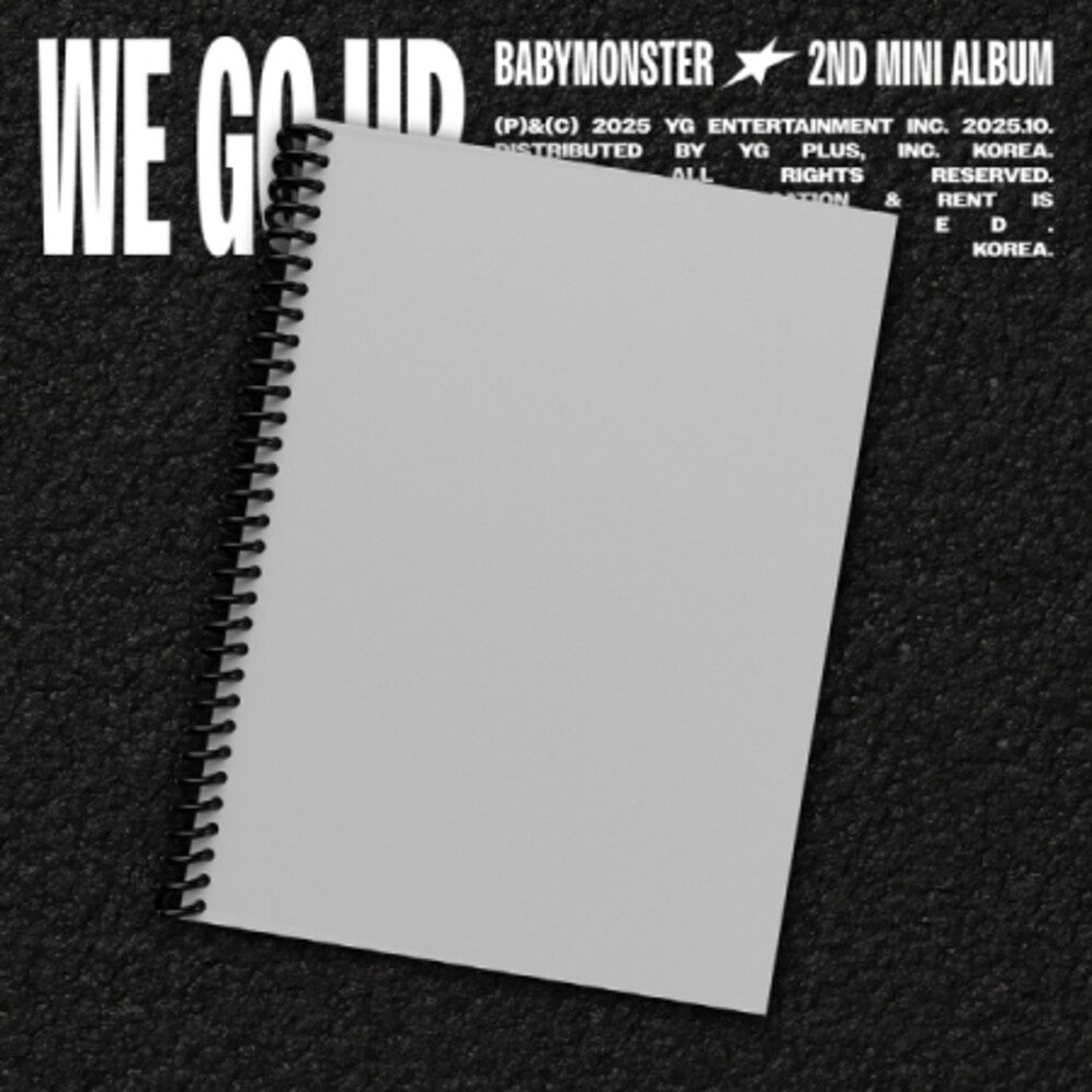 Babymonster - We Go Up - Go Version - incl. 72pg Photobook, Folded Poster, 6 Selfie Photocard, Boomark + Logo Stickers [CD]