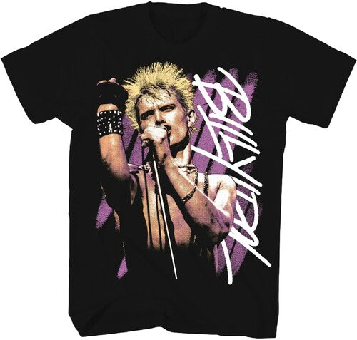 Billy Idol More More More F/b Print Tshirt Med Blk - Billy Idol More More More F/b Print Tshirt Med Blk - Apparel