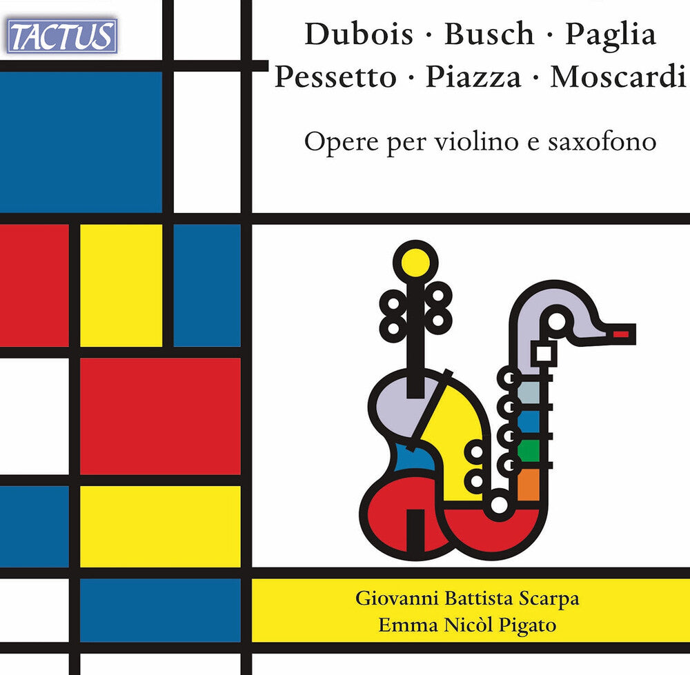 Giovanni Scarpa  Battista - Works For Vn & Saxophone [CD]