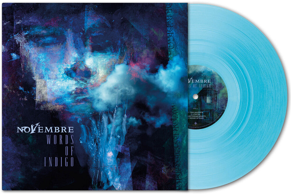 Novembre - Words Of Indigo - 140gm Curacao Blue Vinyl (Blue) [LP] Vinyl Record