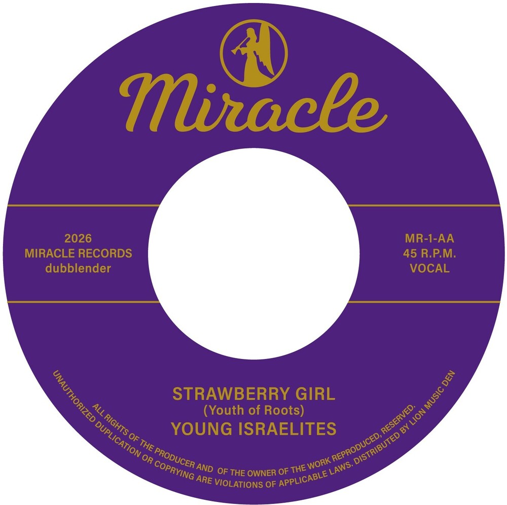 Pre-Order: Young Israelites - Strawberry Girl B/W Stay By My Side [7" Vinyl]