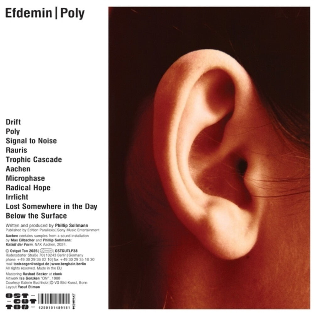 Pre-Order: Efdemin - Poly [LP]