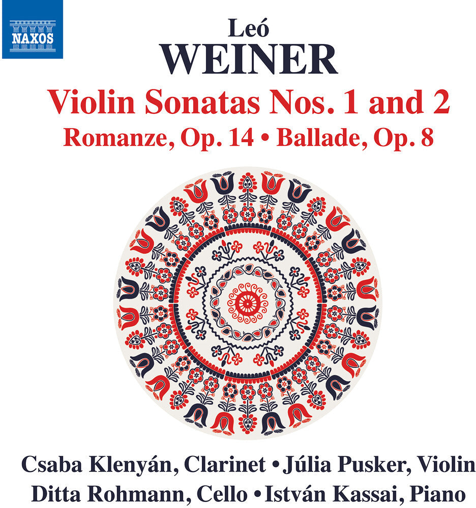 Csaba Klenyan - Weiner: Vn Sons Nos. 1-2 Romanze Ballade [CD]
