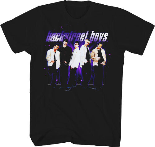 Backstreet Boys Galaxy Photo T-shirt Medium Black - Backstreet Boys Galaxy Photo T-shirt Medium Black - Apparel