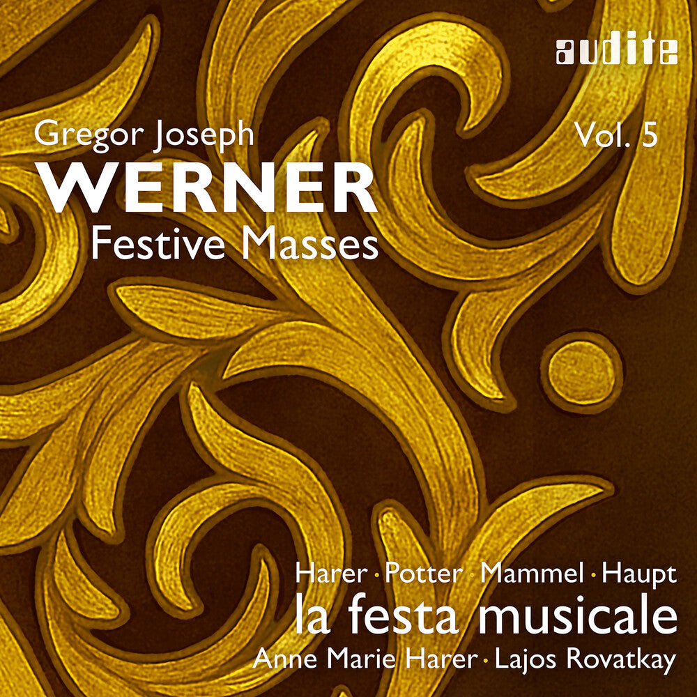 Pre-Order: Magdalene Harer - Gregor Joseph Werner Vol. 5 - Festive Masses [CD]