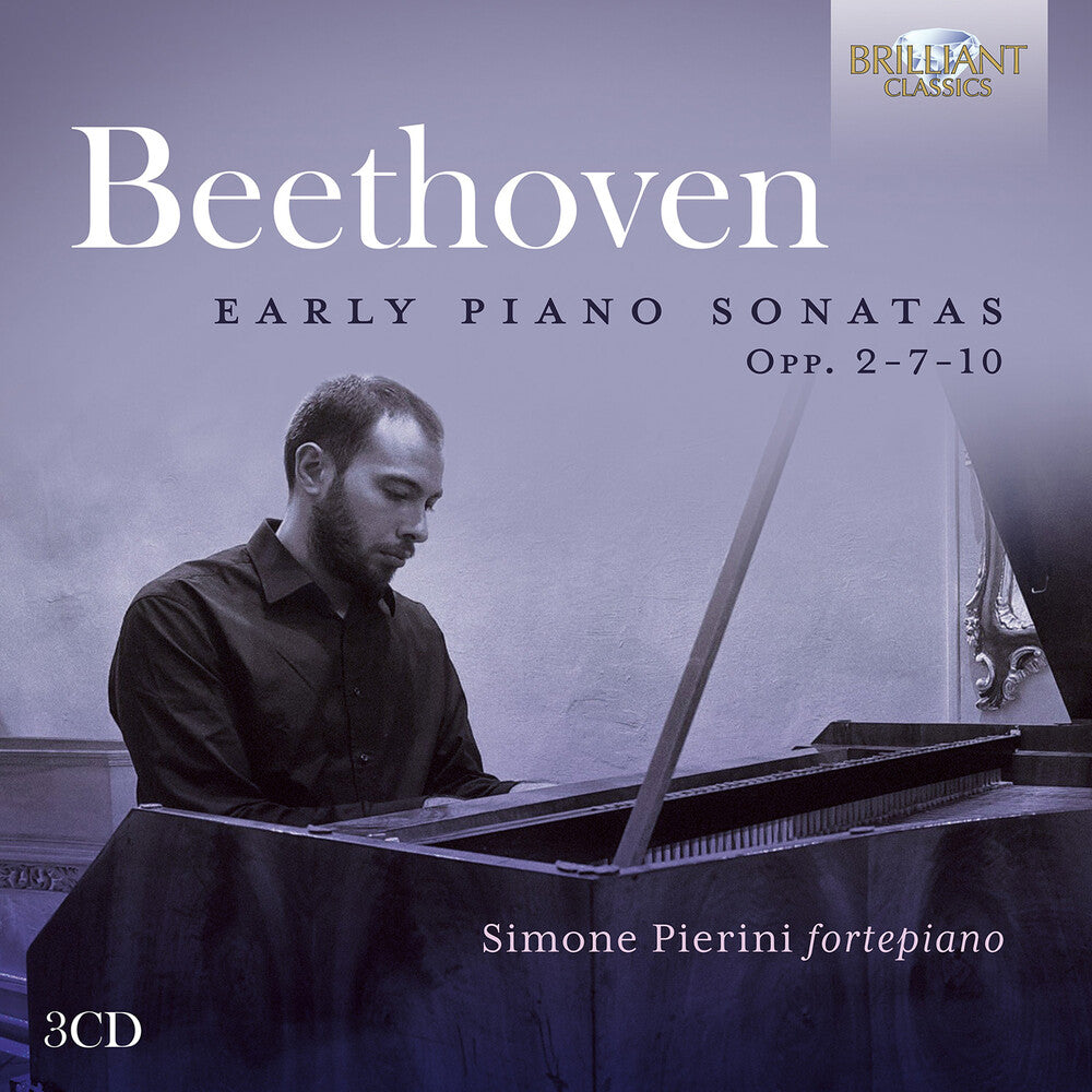 Pre-Order: Simone El Oufir Pierini - Beethoven: Early Pno Sonatas Opp. 2-7-10 [CD]