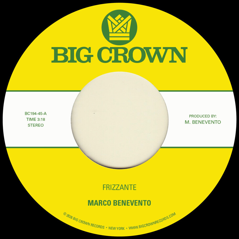 Marco Benevento - Frizzante B/W Turandot [LP] Vinyl Record