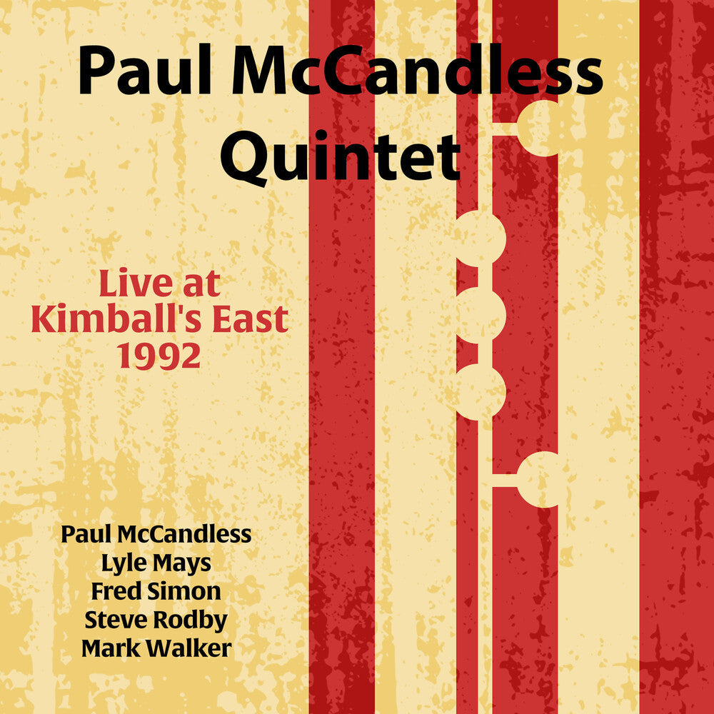 Pre-Order: Paul Mccandless - Live At Kimball's East 1992 [CD]