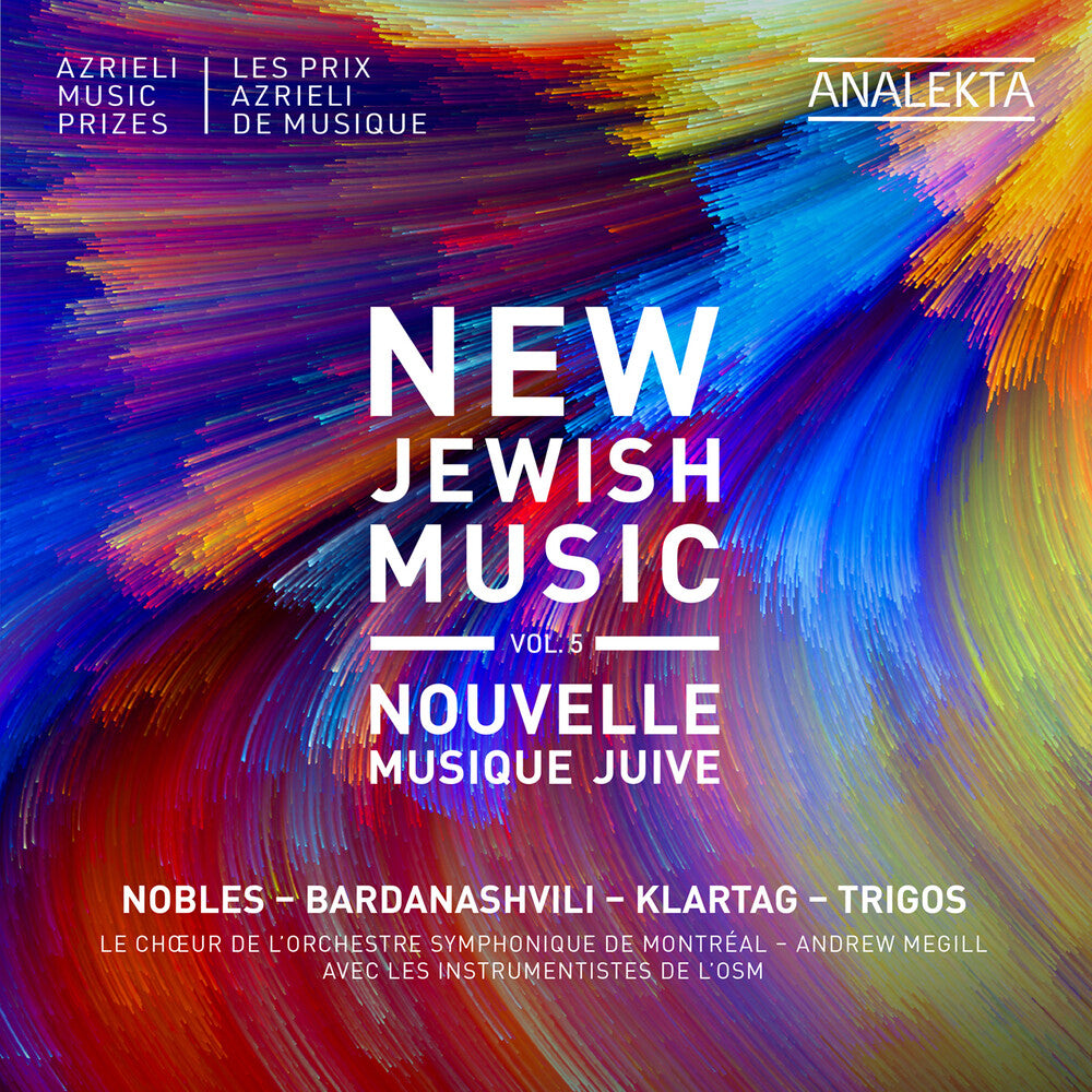 Pre-Order: Choeur de l'Orchestre Symphonique de Montréal - New Jewish Music Vol. 5 - Nobles Bardanashvili [CD]