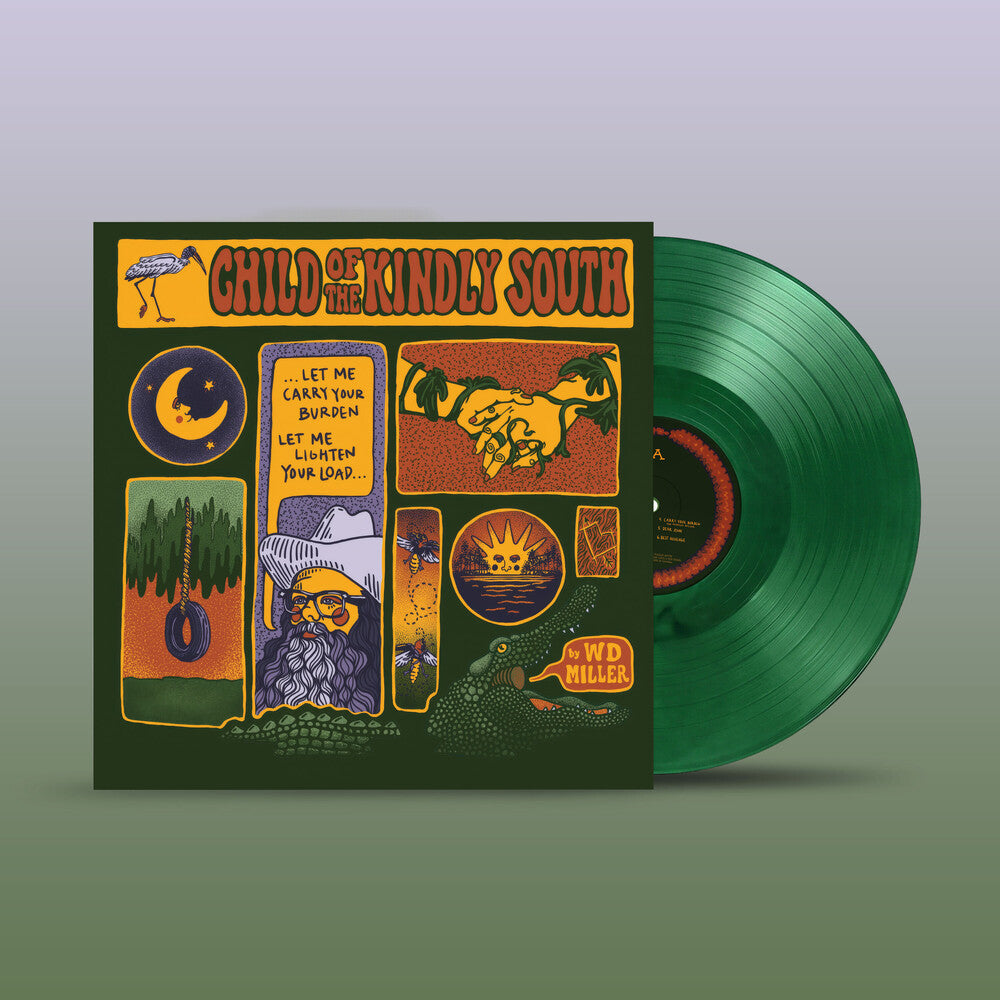 Pre-Order: W Miller .D. - Child Of The Kindly South - Green [Colored Vinyl] (Grn)