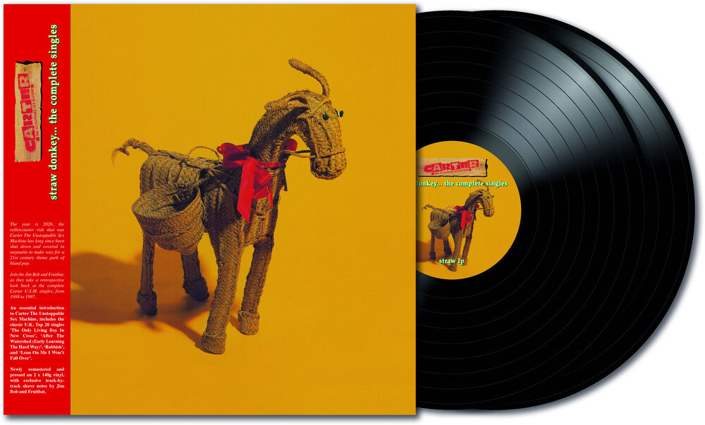 Pre-Order: Carter The Unstoppable Sex Machine - Straw Donkey - The Complete Singles [LP]