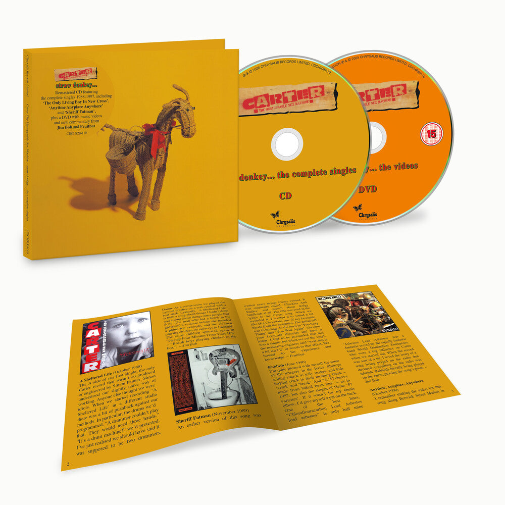 Pre-Order: Carter The Unstoppable Sex Machine - Straw Donkey - The Complete Singles [CD]