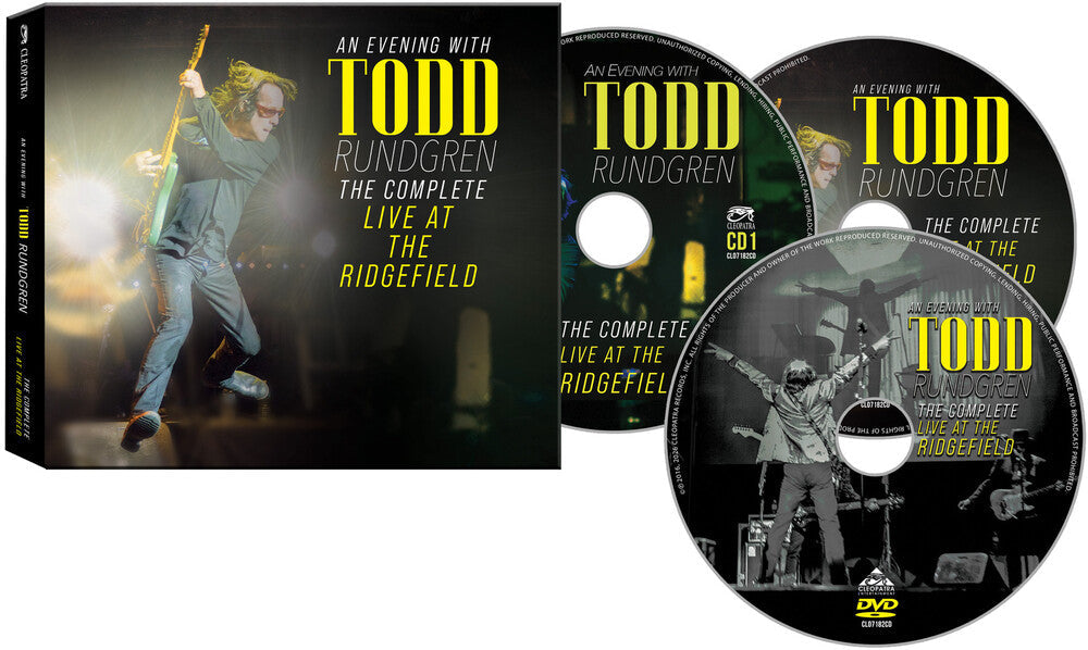Pre-Order: Todd Rundgren - An Evening With Todd Rundgren: The Complete Live At The Ridgefield [3 CD]
