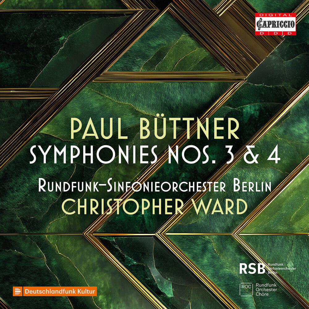 Pre-Order: Rundfunk-Sinfonieorchester Berlin - Paul Buttner: Syms Nos. 3 & 4 [CD]