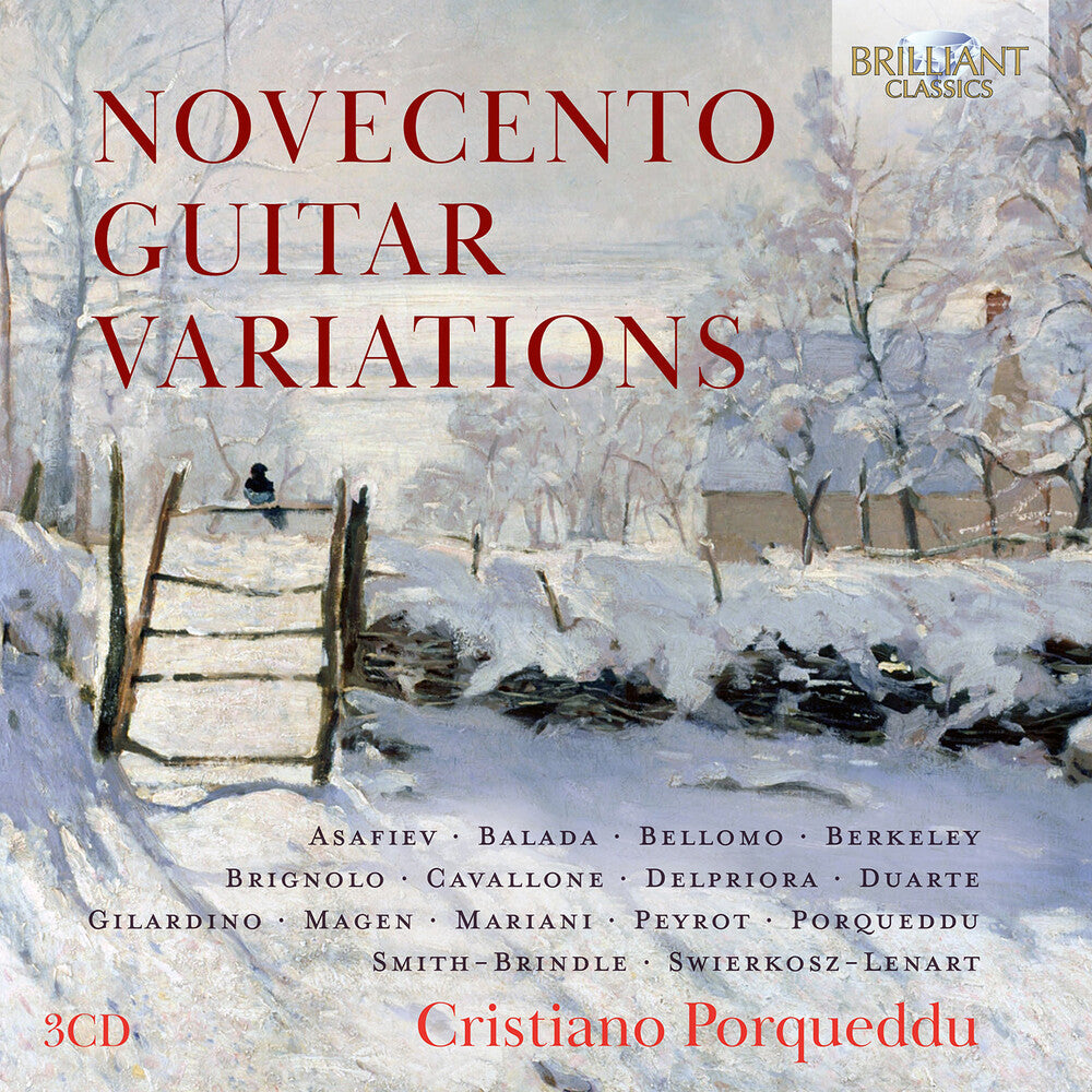 Pre-Order: Cristiano Porqueddu - Novecento Guitar Variations [CD]