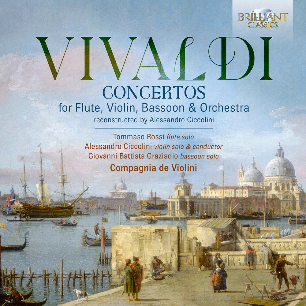 Pre-Order: Tommaso Rossi - Vivaldi: Cons For Flute Violin Bassoon & Orchestra [CD]
