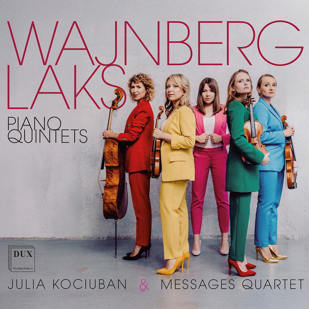 Pre-Order: Julia Kociuban - Weinberg & Laks: Pno Quintets [CD]