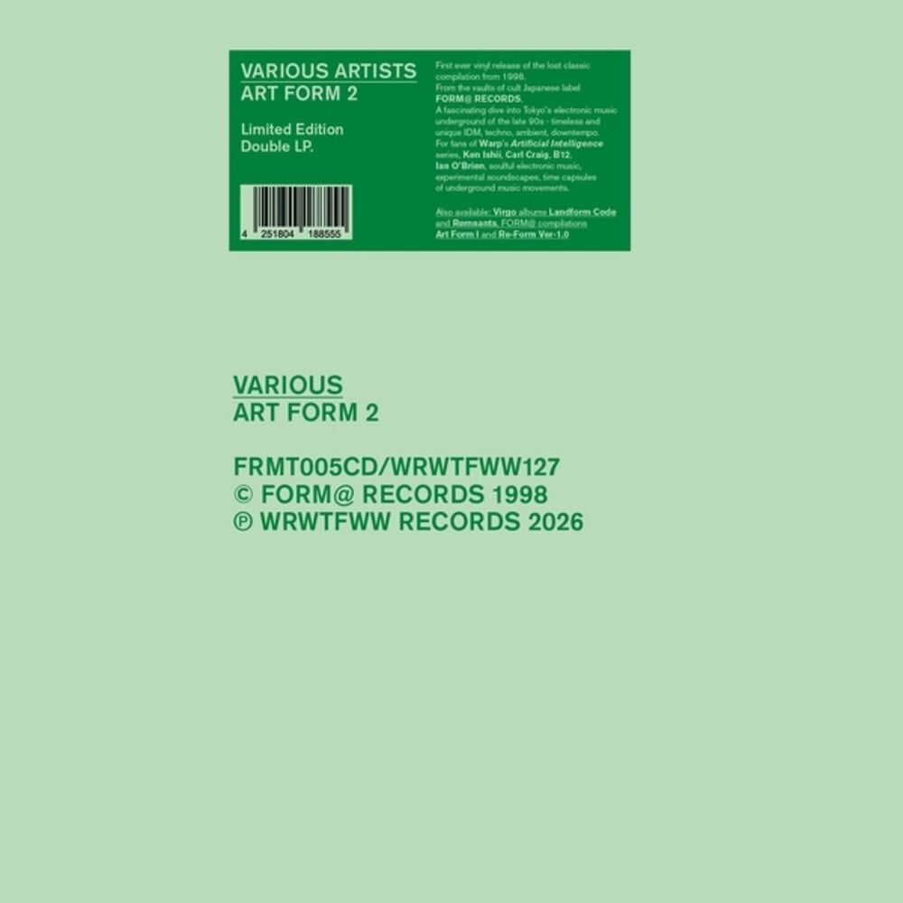 Pre-Order: Art Form 2 / Various - Art Form 2 / Various [LP]