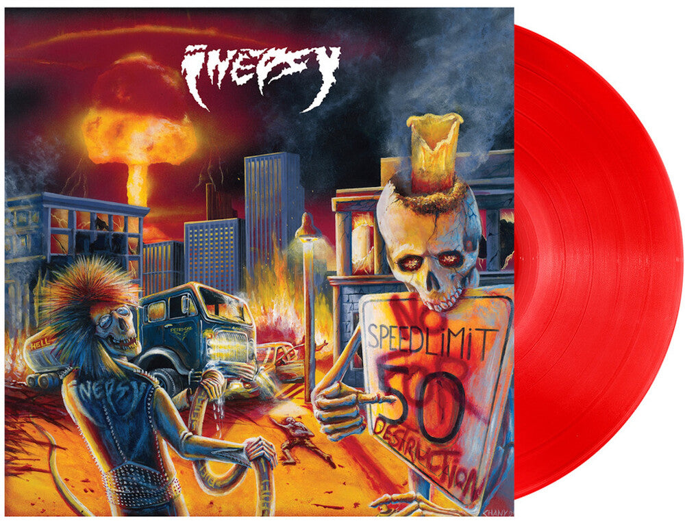 Pre-Order: Inepsy - No Speed Limit for Destruction [Red with Poster + Download Card]