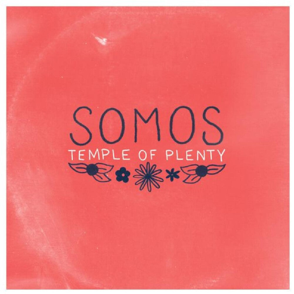 Pre-Order: Somos - Temple Of Plenty - Red & Sea Glass Blue Splash [LP]