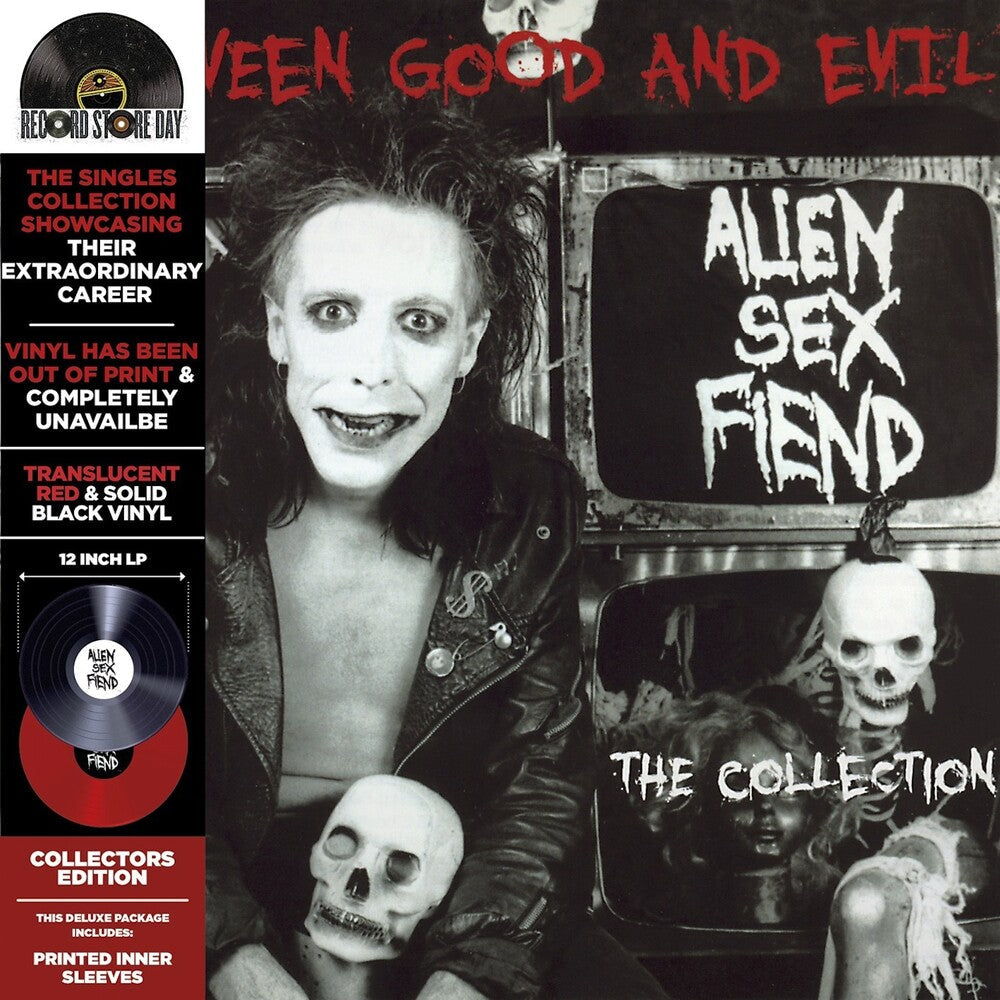 Pre-Order: Alien Sex Fiend - Between Good & Evil - Red [Colored Vinyl] [Deluxe] [Limited Edition] (Red)