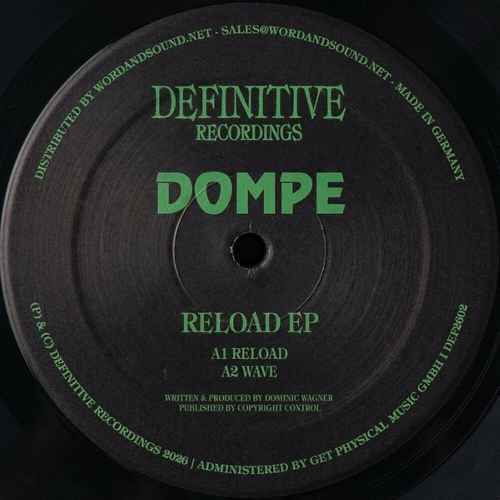 Pre-Order: Dompe - Reload (Ep) [12" Vinyl]