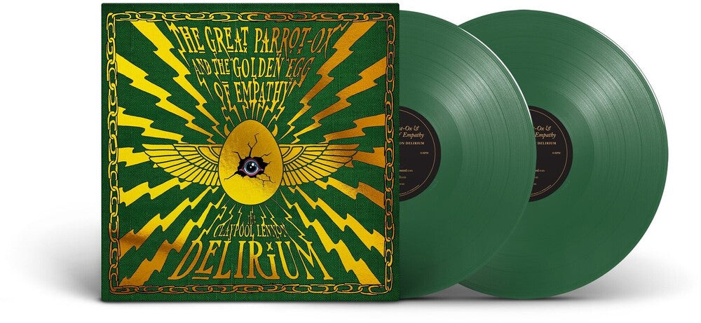 Pre-Order: Claypool Lennon Delirium - The Great Parrot-Ox and the Golden Egg of Empathy [Opaque Green with 24 Page Comic Book]