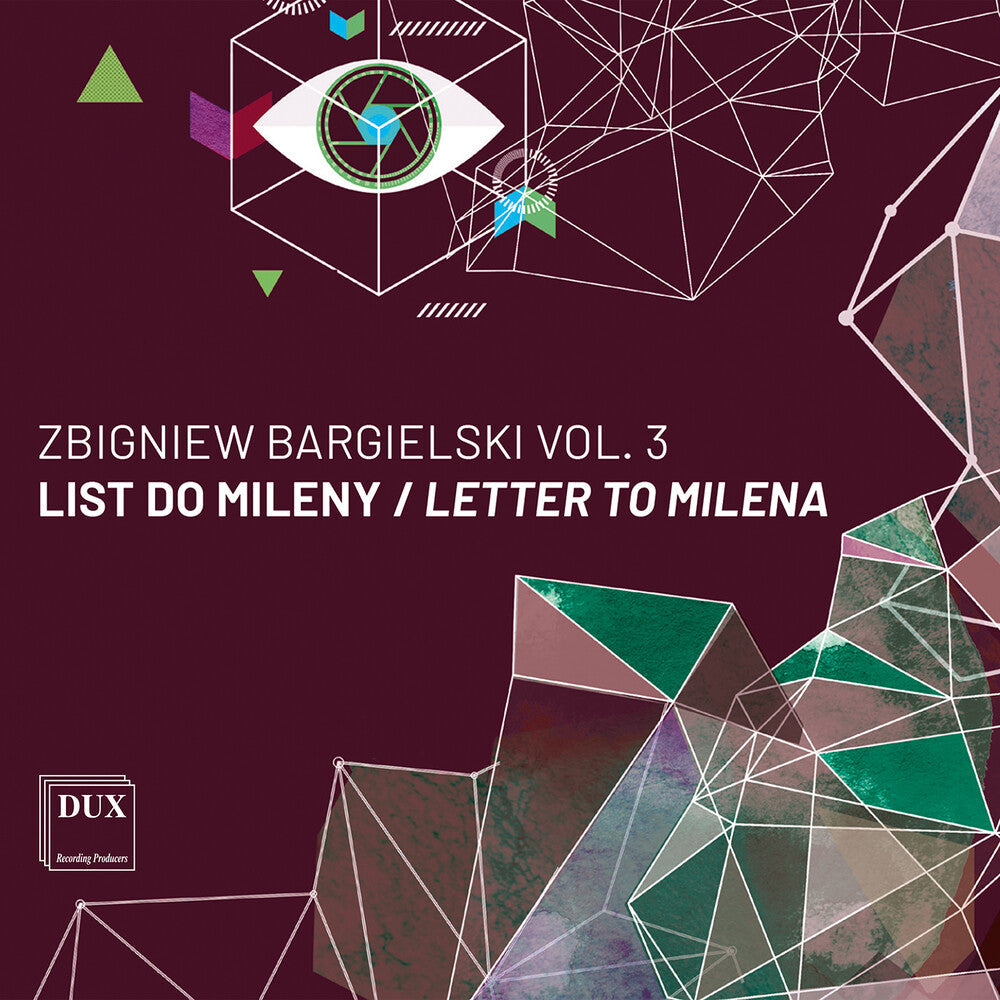 Pre-Order: Maria Murawska - Bargielski Vol. 3 - Letter To Milena [CD]