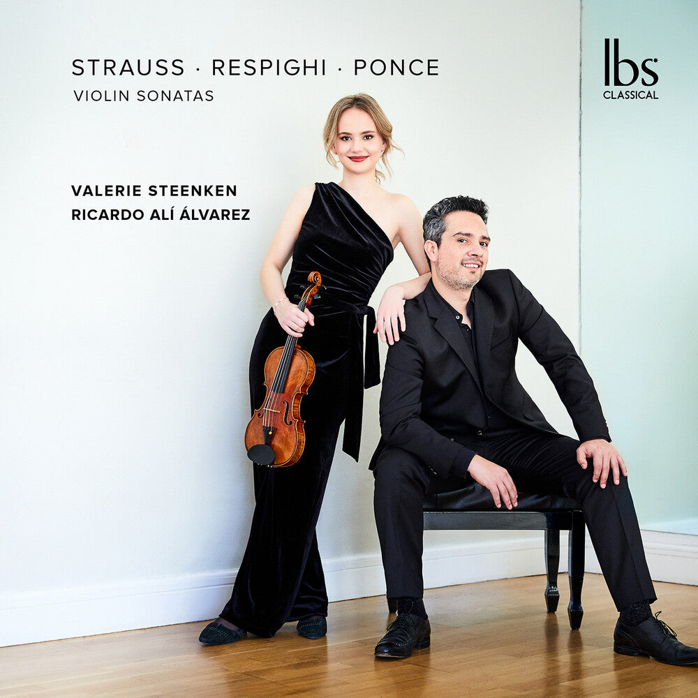 Pre-Order: Valerie Steenken - Strauss Respighi & Ponce: Violin Sonatas [CD]