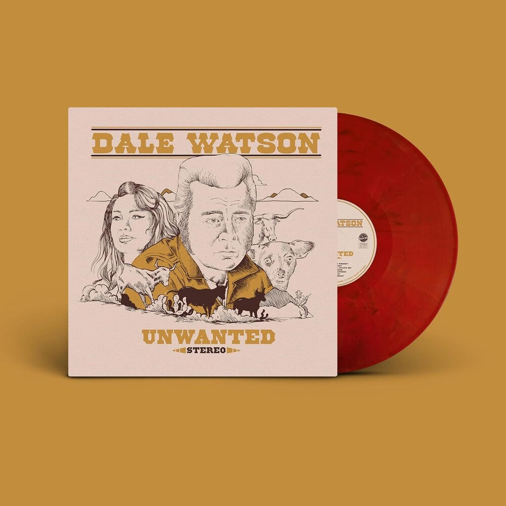 Pre-Order: Dale Watson - Unwanted [Colored Vinyl] (Red) (Auto)