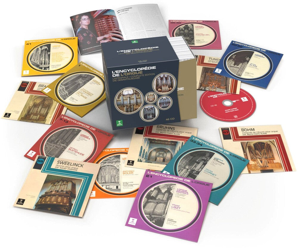 Pre-Order: Marie Alain -Claire / Marchal,Andrel - L'encyclopedie De L'orgue (Erato) - Complete [CD]
