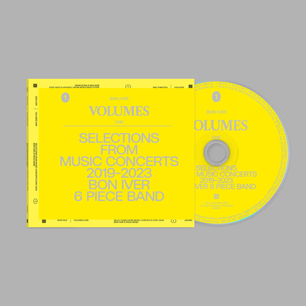 Pre-Order: Bon Iver - VOLUMES: ONE "SELECTIONS FROM MUSIC CONCERTS 2019-2023 BON IVER 6 PIECE BAND" [CD]