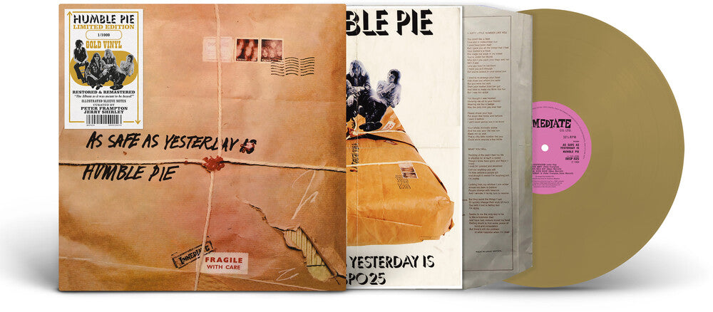 Pre-Order: Humble Pie - As Safe As Yesterday Is - Gold [Colored Vinyl] (Gol) [Limited Edition]