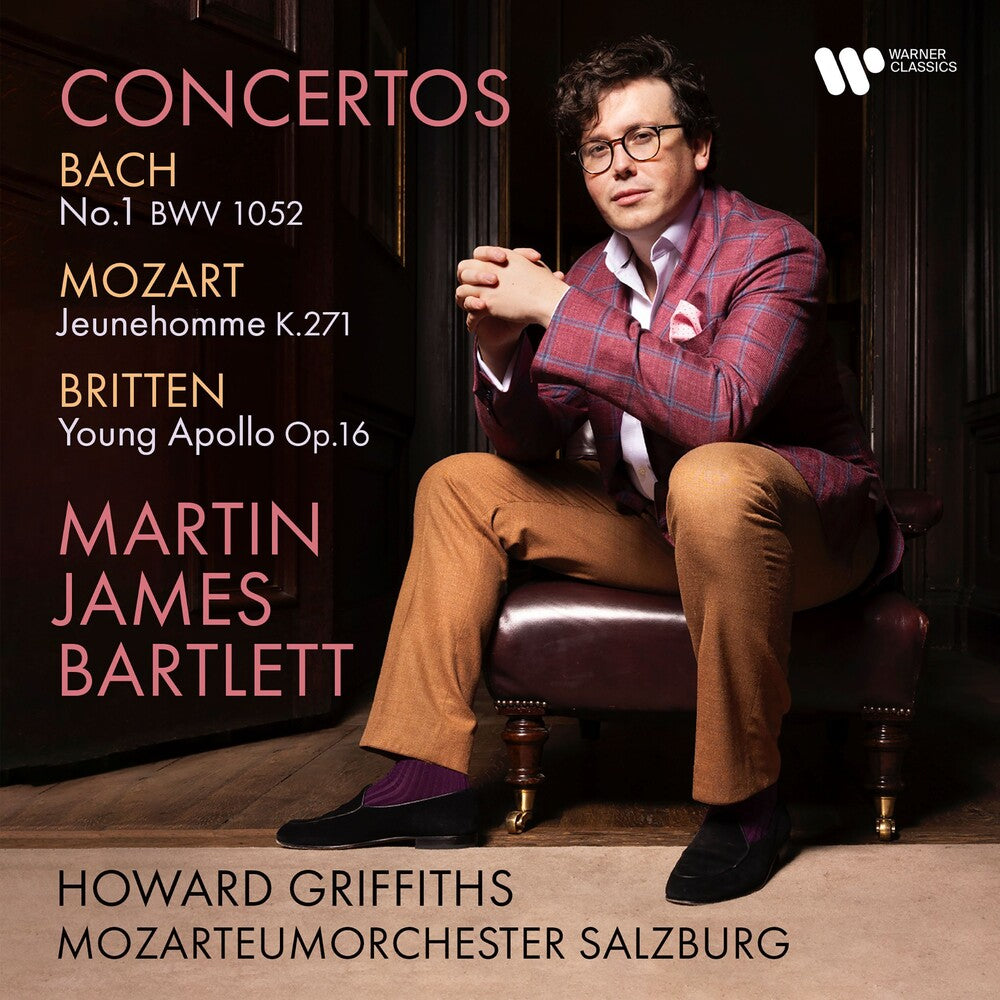 Pre-Order: Martin Bartlett  James - Bach, Mozart, Britten Concerti [CD]