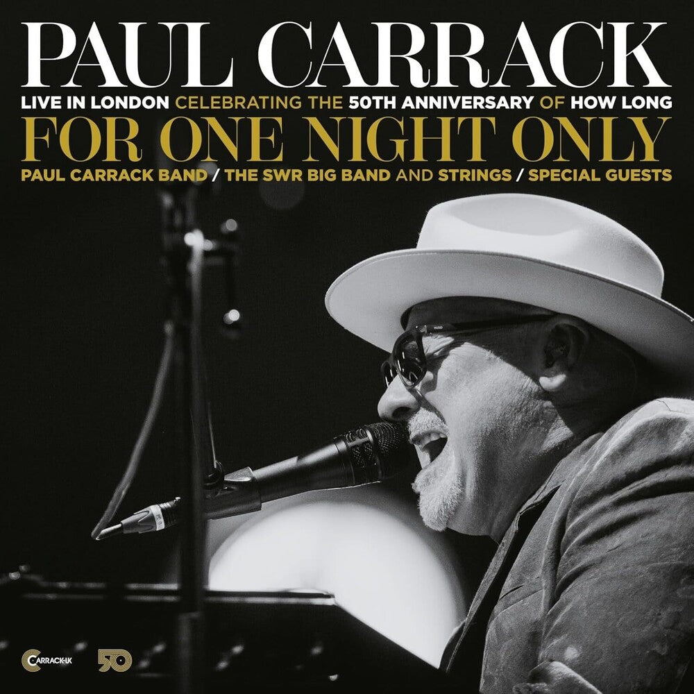 Pre-Order: Paul Carrack - For One Night Only - Live In London (Uk) [CD]