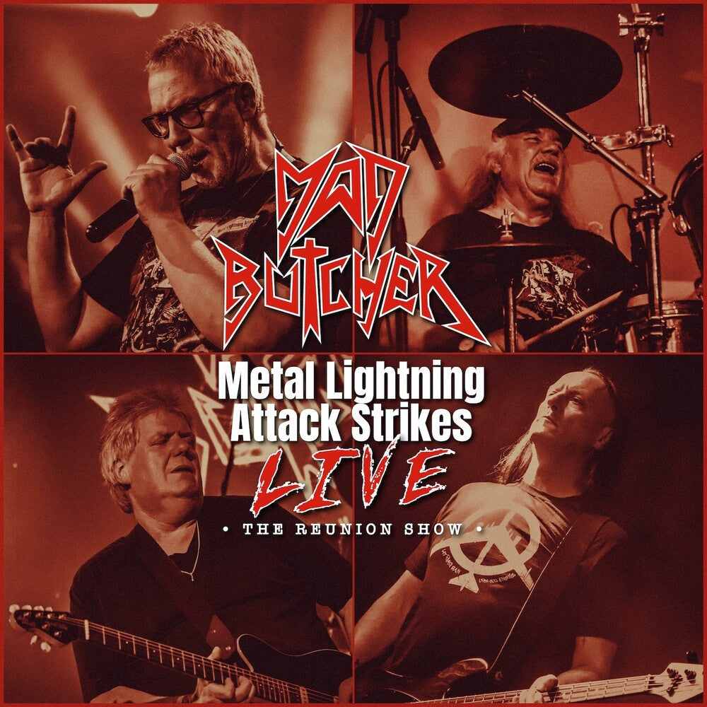 Pre-Order: mad butcher - Metal Lightning Attack Strikes Live - Reunion [CD]