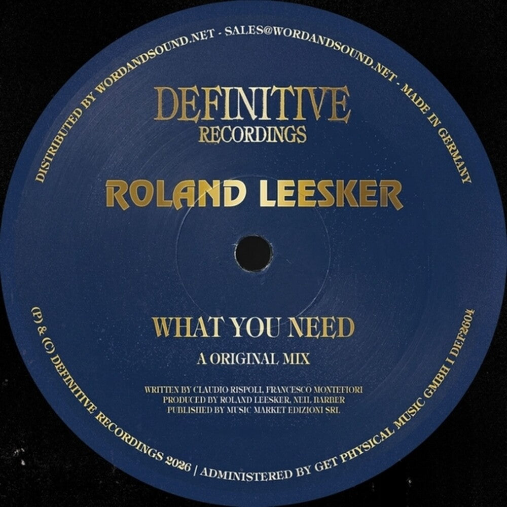 Pre-Order: Leesker, Roland - What You Need [12" Vinyl]