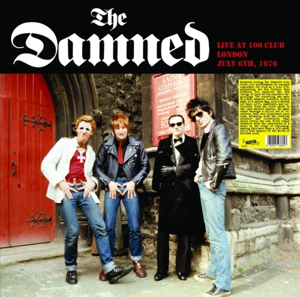 Pre-Order: Damned - Live At The 100 Club [Colored Vinyl]