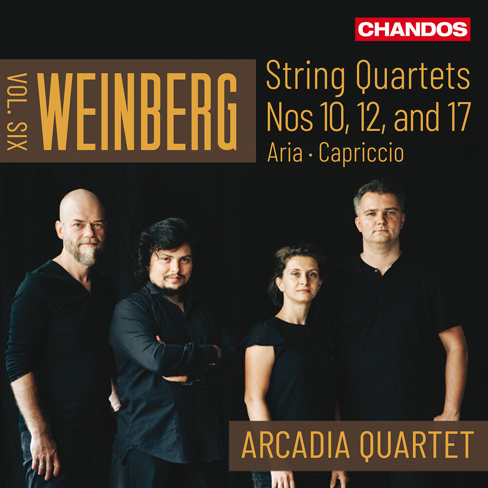 Pre-Order: Arcadia Quartet - Weinberg: String Quartets Vol. 6 [CD]